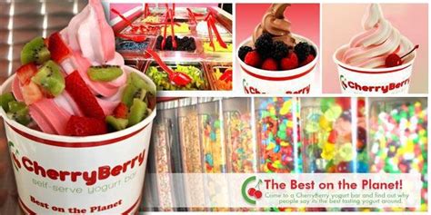 Cherry Berry frozen yogurt is our new family favorite! | Frozen yogurt, Yogurt bar, Yummy food