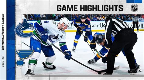 Canucks @ Blues 3/28 | NHL Highlights 2023 - YouTube