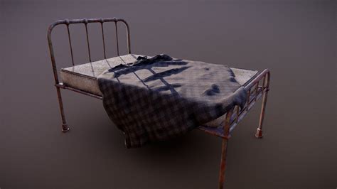 Old hospital bed (PBR|GR) - Download Free 3D model by tris.blend ...