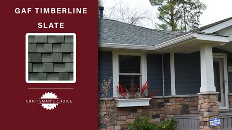 GAF Timberline Slate Roofing Shingles | Colors, Design Ideas & Project Examples - YouTube