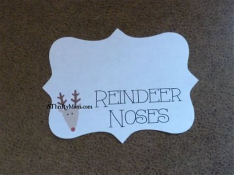 Reindeer Noses~ Easy Christmas Craft - A Thrifty Mom - Recipes, Crafts, DIY and more