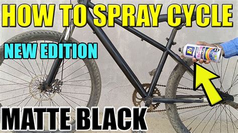 HOW TO SPRAY PAINT A CYCLE | MATTE BLACK SPRAY PAINT | SPRAY PAINT A BIKE ,CAR PERFECTLY#MODS# ...