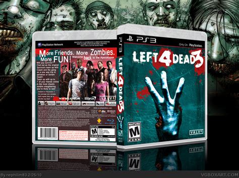 Left 4 Dead 3 PlayStation 3 Box Art Cover by nephilim83