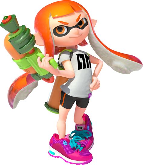 Inkling (Splatoon) - Newcomer from the Splatoon series, Male and Female palette swap; Feather ...