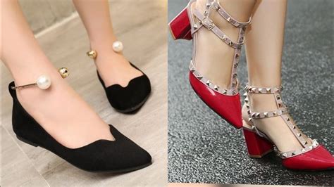 gorgeous flat pumps shoes and sandals design for women's - YouTube