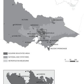 Black Saturday Bushfires, 2009: Key map. | Download Scientific Diagram