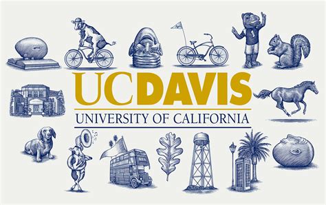 UC Davis Brand marks Illustrated by Steven Noble :: Behance