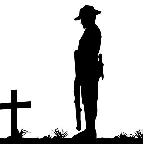 Anzac Day Silhouette in EPS, Illustrator, JPG, PNG, SVG - Download ...