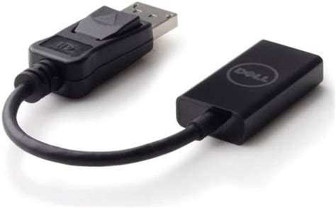 Dell DisplayPort to HDMI 2.0 4K Adapter, 200mm Cable Length, 6Gbps Throughput Supported, 4096× ...