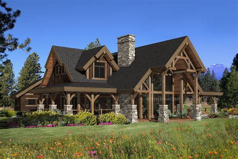 Hawksbury Timber Home Plan by PrecisionCraft Log & Timber Frame Homes