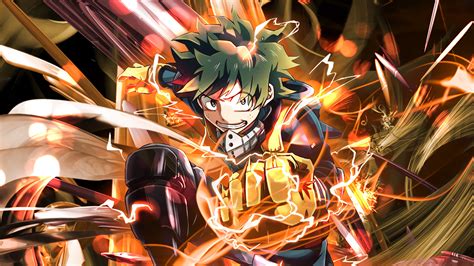 Download Izuku Midoriya Anime My Hero Academia HD Wallpaper