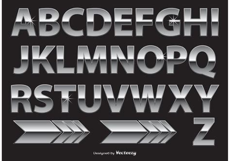 Metallic Font