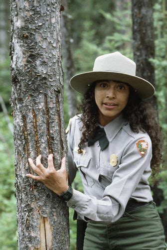 park ranger & grizzly claw marks in the alberta canada rockies. | Park ranger, Camping estes ...