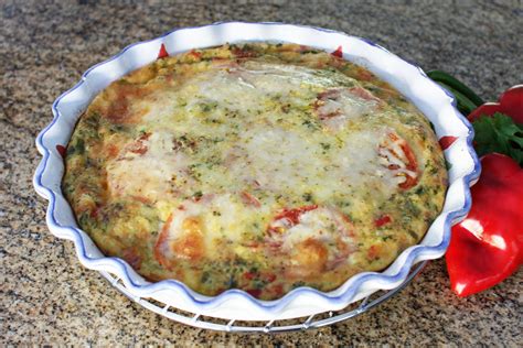 Turkey Quiche With Peppers Recipe