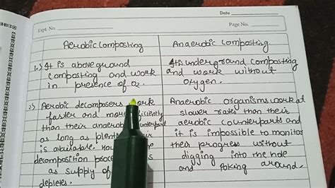 What are Difference between Aerobic composting and Anaerobic composting ...