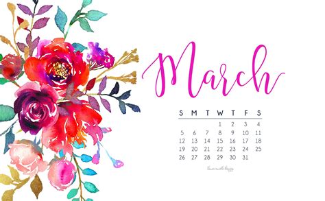 March 2017 Calendar + Tech Pretties | Calendar wallpaper, Wallpaper ...