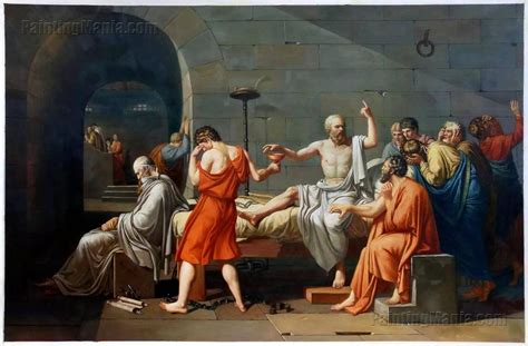 The Death of Socrates Jacques Louis David Hand-painted Oil - Etsy UK