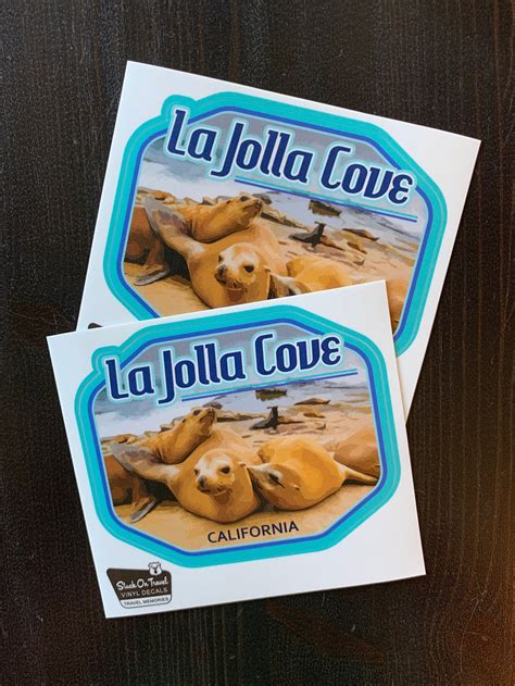 La Jolla Cove Decal / Sticker / Seals / California / Seal - Etsy