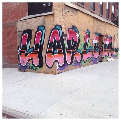 Harlem, urban markings, street art | Street art, Urban art, Graffiti