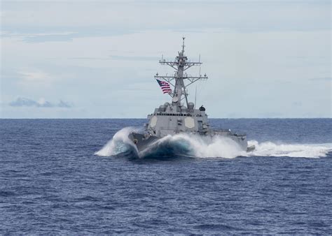 The Arleigh Burke class guided-missile destroyer USS Stockdale (DDG 106 ...