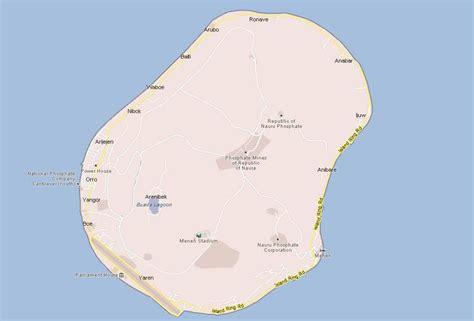 Nauru Map and Nauru Satellite Images