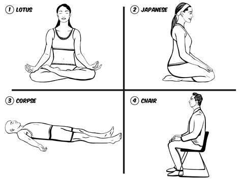 Learn to strike a pose with these 4 meditation postures — Journey ...