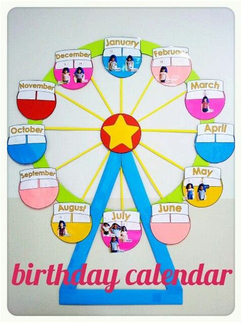 Birthday chart - carninal theme | Birthday chart classroom, Birthday ...