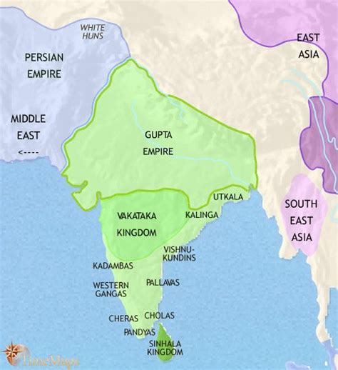 Samudragupta Empire Map