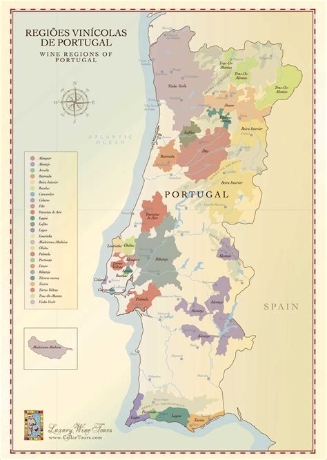 map of the Portuguese wine regions | Vinhos de portugal, Vinhos e queijos, Mapa