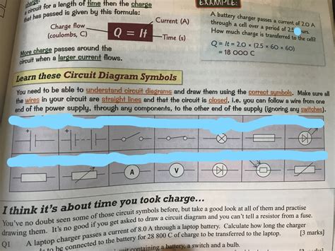 Circuit Symbols Diagram | Quizlet