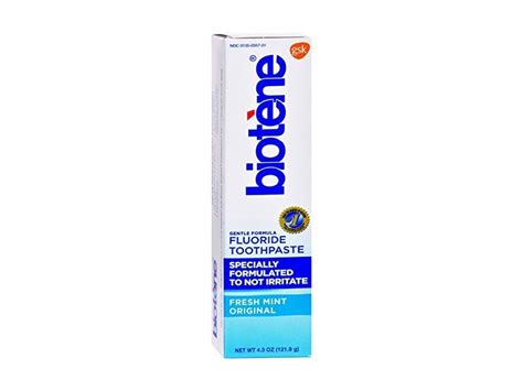 Biotene Dry Mouth Fluoride Toothpaste, 4.3 oz Ingredients and Reviews