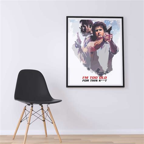 Lethal Weapon Movie Poster With Quote - Etsy