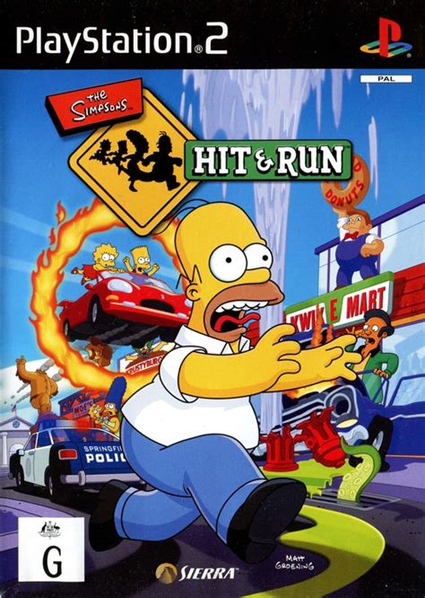 The Simpsons: Hit & Run cover or packaging material - MobyGames