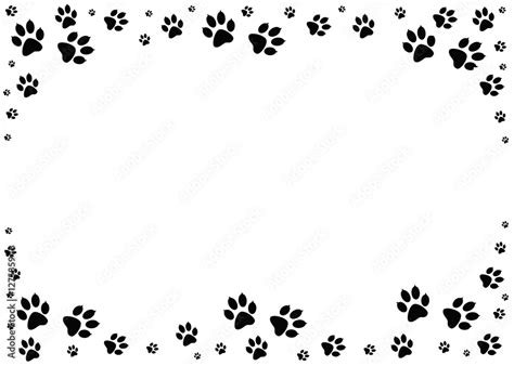 Animal Footprint Border