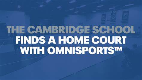 The Cambridge School | Omnisports | Tarkett Sports Indoor