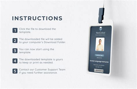 Vertical ID Card Template in Word, Illustrator, Publisher, PDF - Download | Template.net