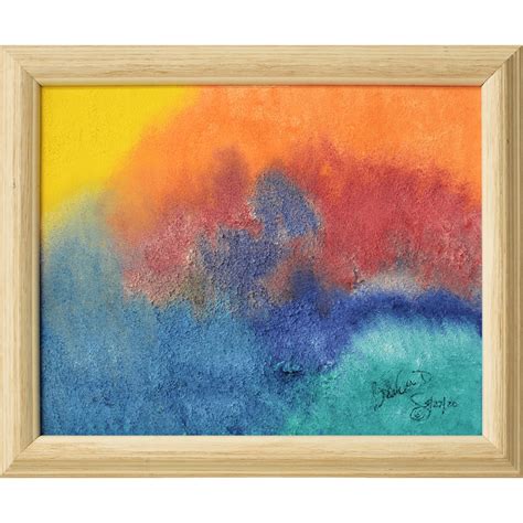 Original Oil Painting Abstract 04 20X16 Includes Frame