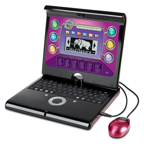 Discovery Kids Teach 'n' Talk Exploration Laptop, Pink - Walmart.com ...