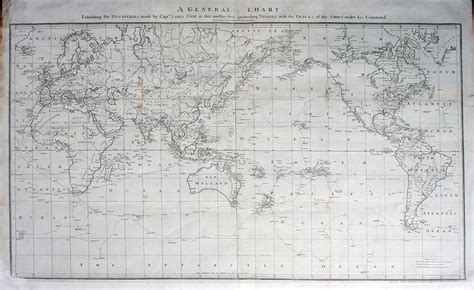 A General Chart Exhibiting the Discoveries made by Captn James Cook in this and his two ...