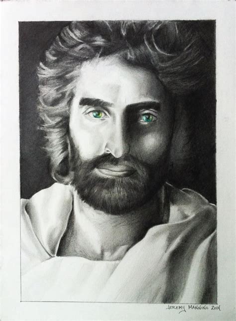 Akiane Kramarik's Prince of Peace Artist Study, 11"x15", Graphite and Watercolor on BFK Rives ...