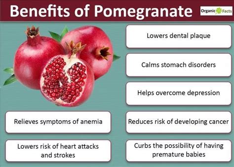 Benefits of Pomegranate | Benefits of organic food, Organic recipes ...