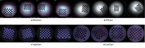 Camera Intrinsic-Extrinsic Calibration Images. Examples of planar ...