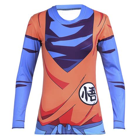 King Kai Training Go Symbol Goku Long Sleeves 3D Women T-Shirt - Saiyan ...