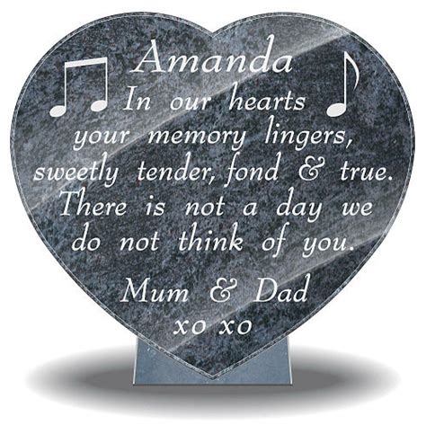 Heart-Shaped Grave Markers | Quality Granite Memorials 2020