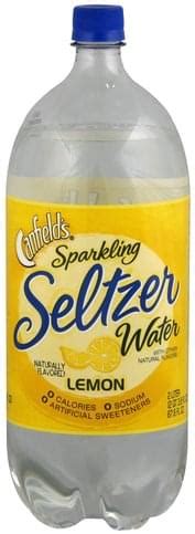 Canfields Sparkling, Lemon Seltzer Water - 67.6 oz, Nutrition ...