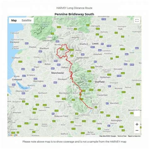 Harvey Maps Trail Map XT40 - Pennine Bridleway South All the people on sale | free delivery over ...