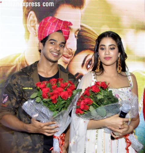 Janhvi Kapoor and Ishaan Khatter were a sight for sore eyes during Dhadak promotions in Jaipur ...