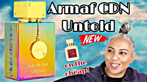 NEW Armaf Club de Nuit Untold REVIEW | BR540 on the low! | Glam Finds ...