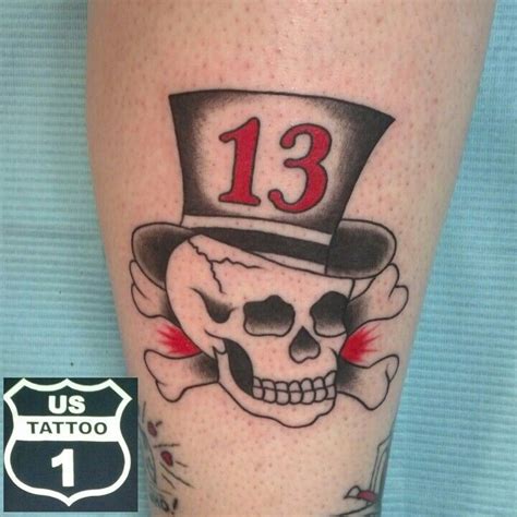 17 Best images about First tattoo: Lucky 13 tattoo designs/ideas on ...