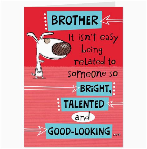 Free Printable Birthday Cards for Brother – BirthdayBuzz